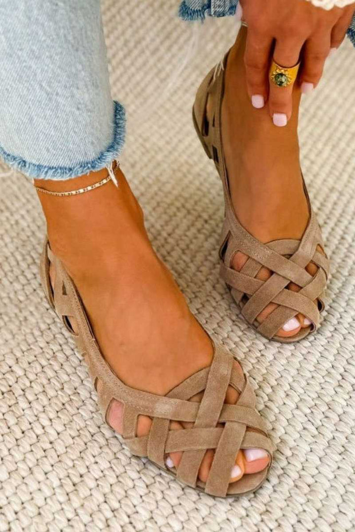Azzurra | Sandales Tressées Éclatantes