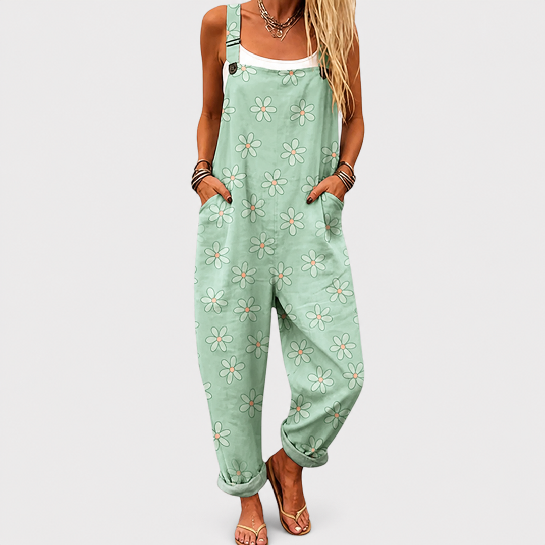 VERDE | Salopette Pois Menthe