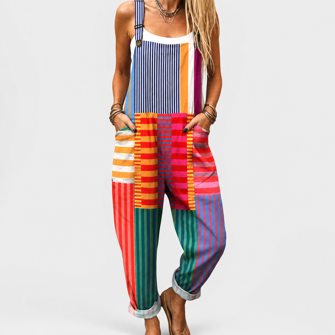 VENEZIA | Salopette Rayures Multicolores