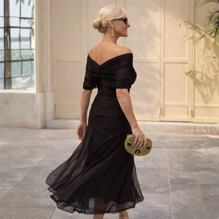 Mélanie™ | Robe Longue à Épaules Dénudées