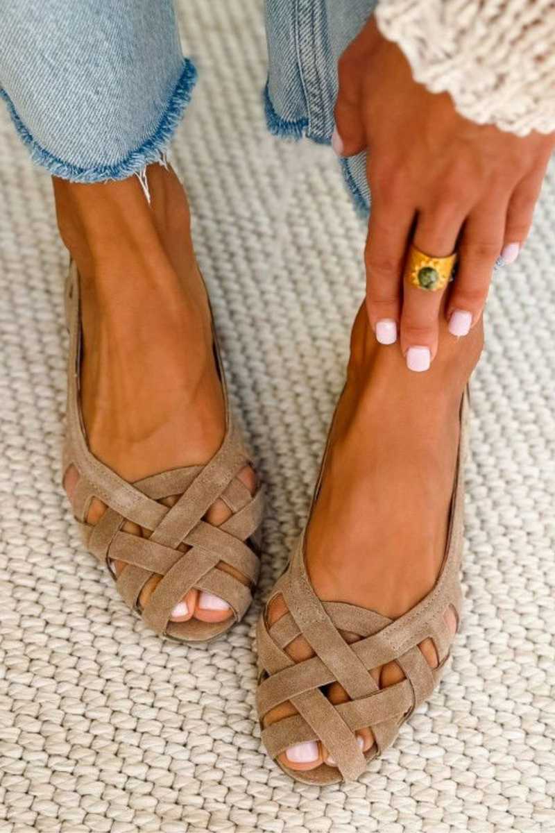 Azzurra | Sandales Tressées Éclatantes