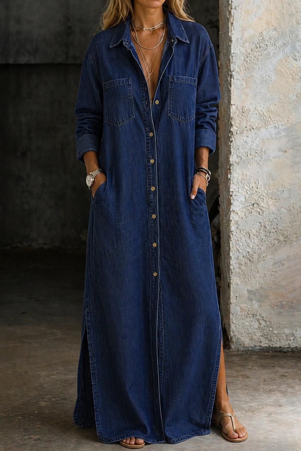Delana | Robe boutonnée