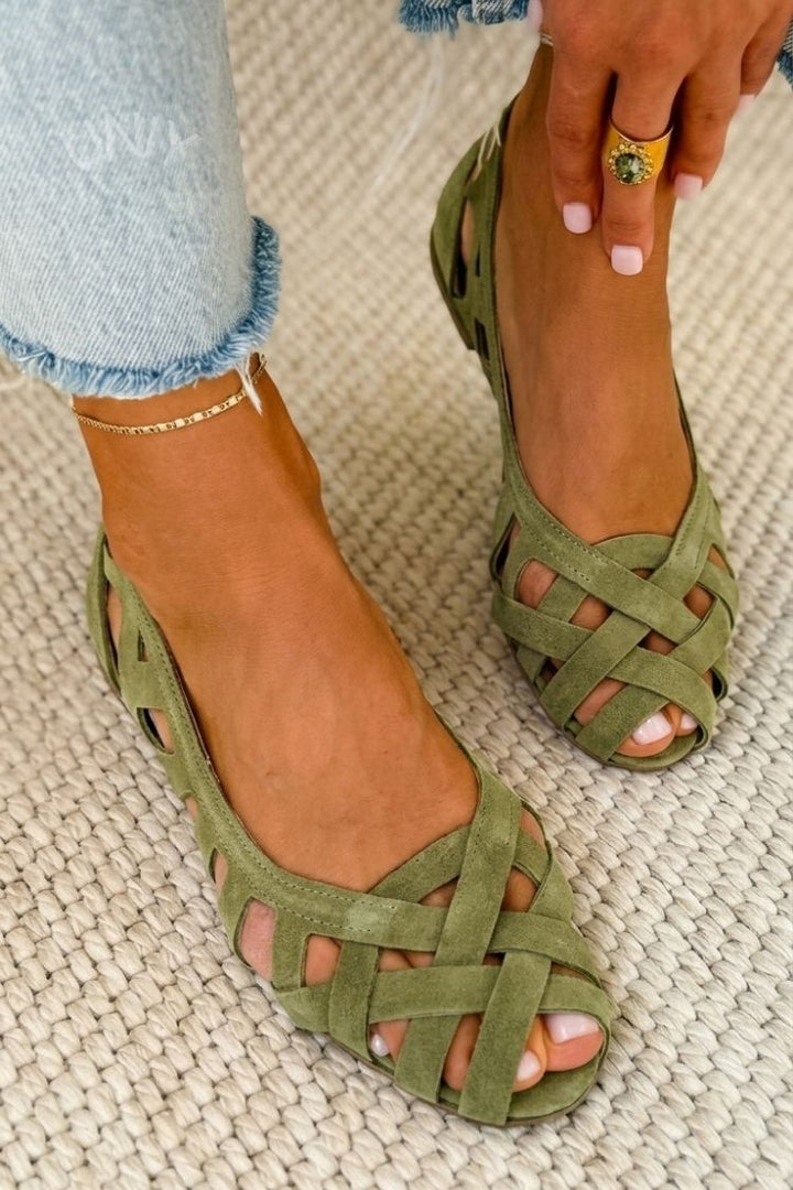 Azzurra | Sandales Tressées Éclatantes