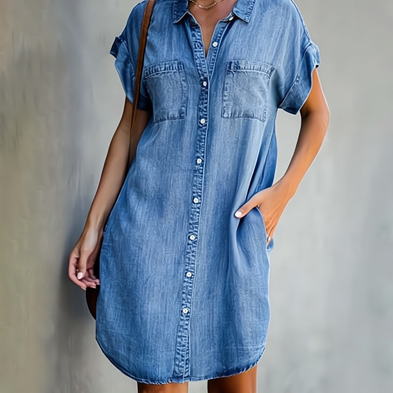 Eleni | Robe boutonnée