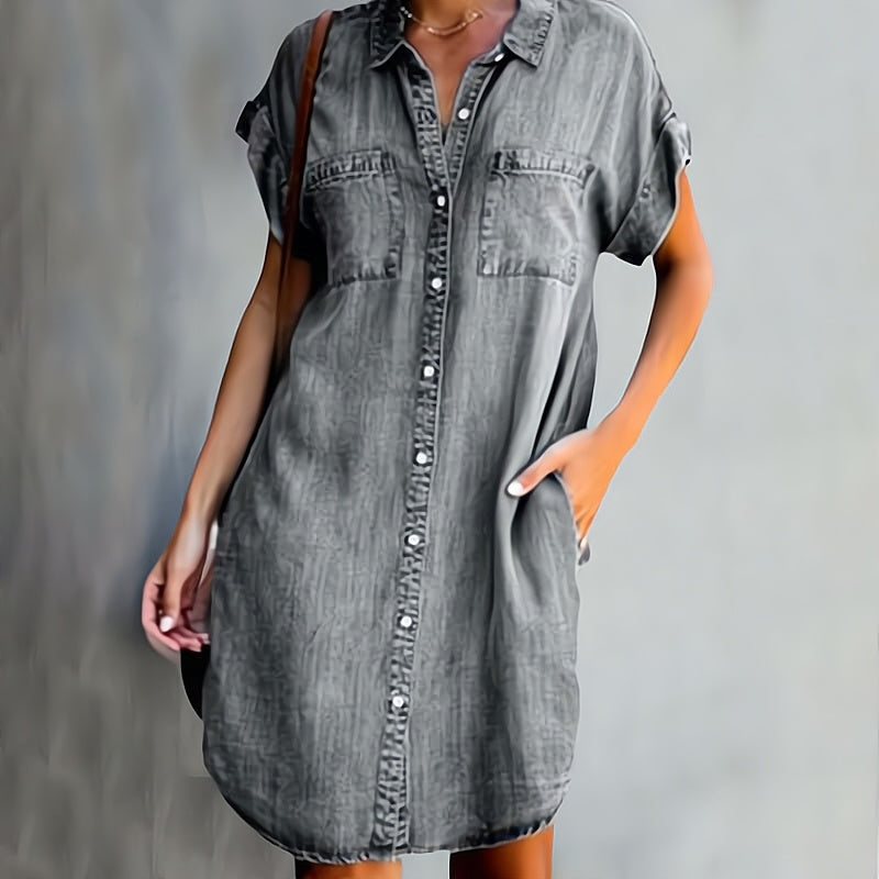 Eleni | Robe boutonnée