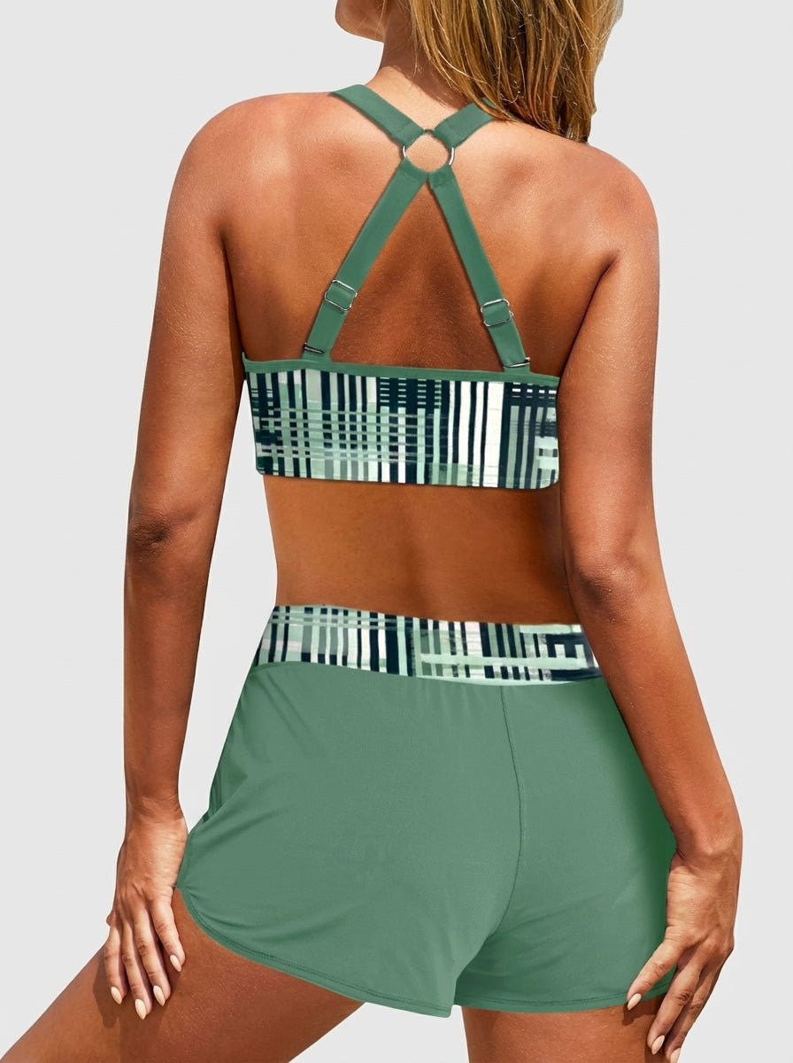 Azalea | Maillot de Bain Côtelé Taille Haute