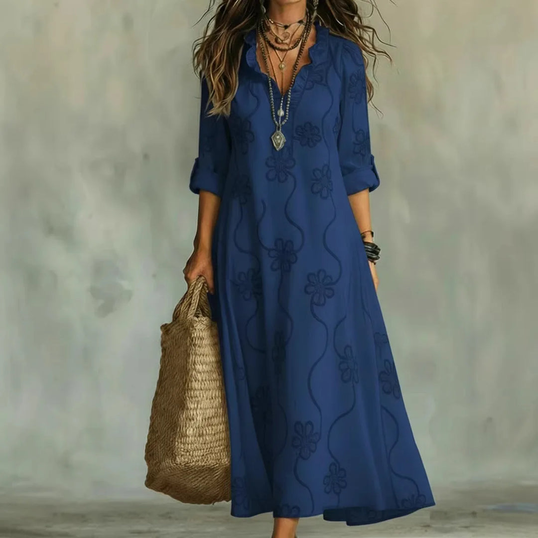Sienna | Robe Longue Fleurie d'Été