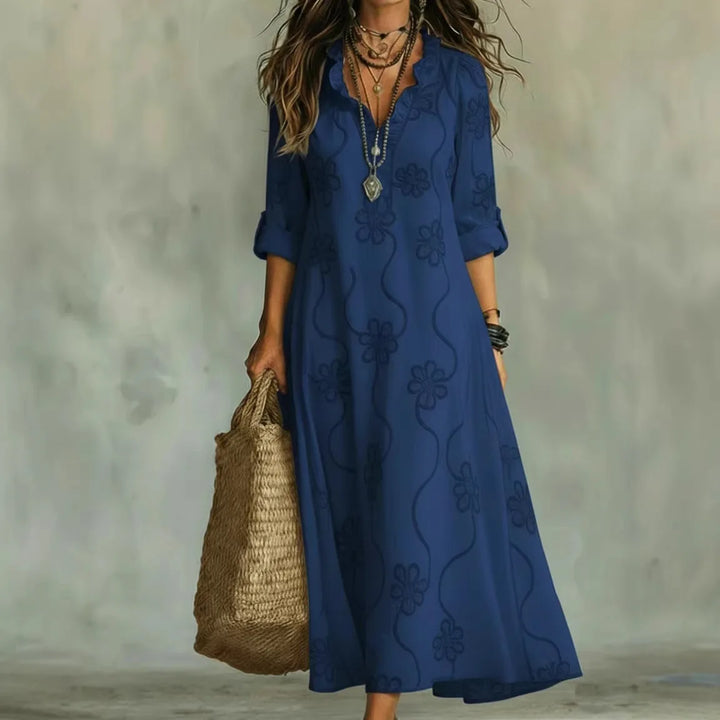 Sienna | Robe Longue Fleurie d'Été