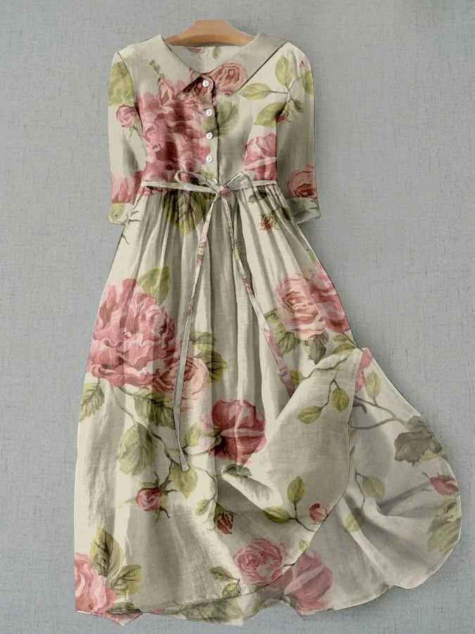 Marielle – Robe fleurie vintage