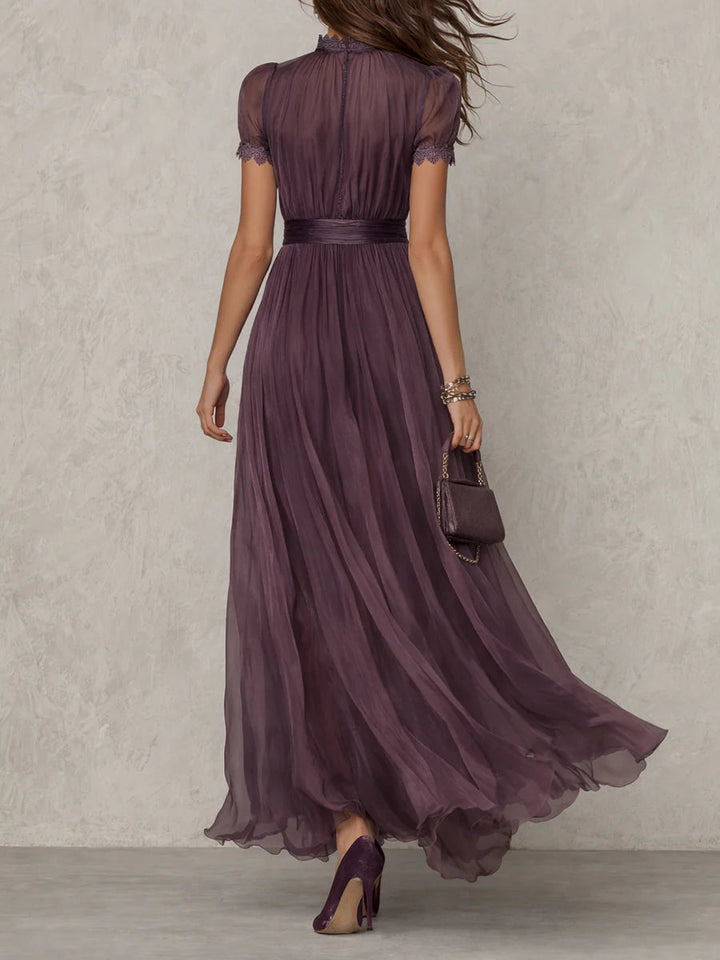 Ashley – Robe maxi fluide en chiffon élégant