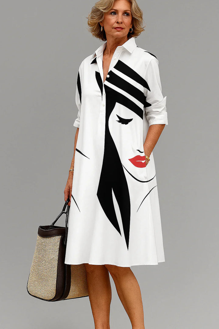 Sabrina - Élégante Robe Midi