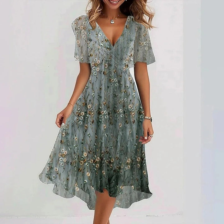 LYDIE | ROBE ÉLÉGANTE RAYONNANTE POUR FEMMES