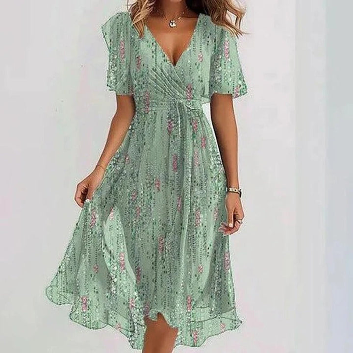 LYDIE | ROBE ÉLÉGANTE RAYONNANTE POUR FEMMES