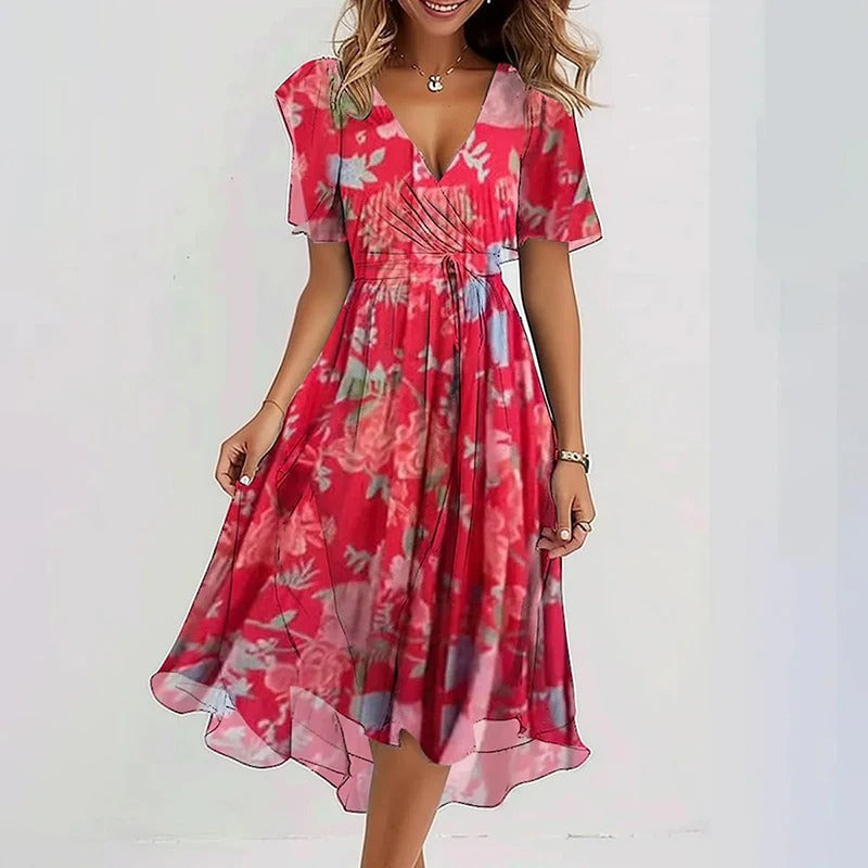 LYDIE | ROBE ÉLÉGANTE RAYONNANTE POUR FEMMES