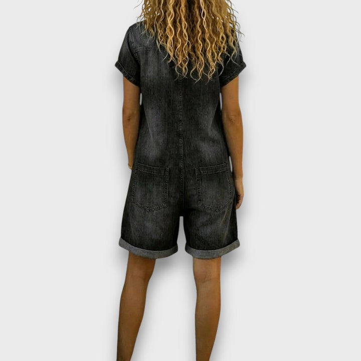 Joan | Short en denim effet vintage