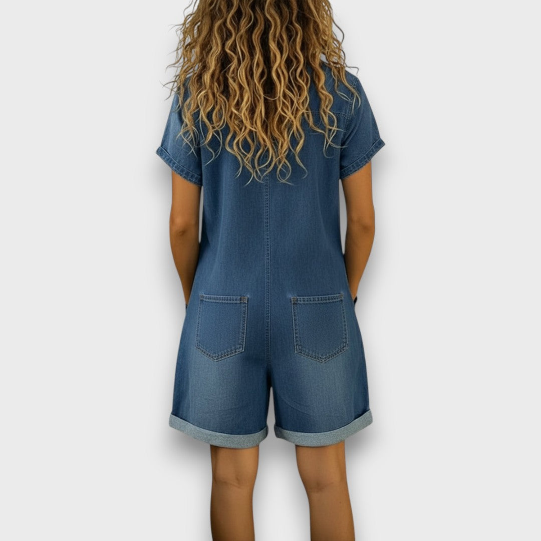 Joan | Short en denim effet vintage