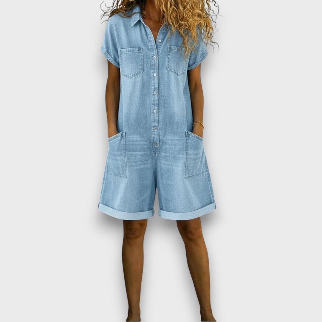 Joan | Short en denim effet vintage